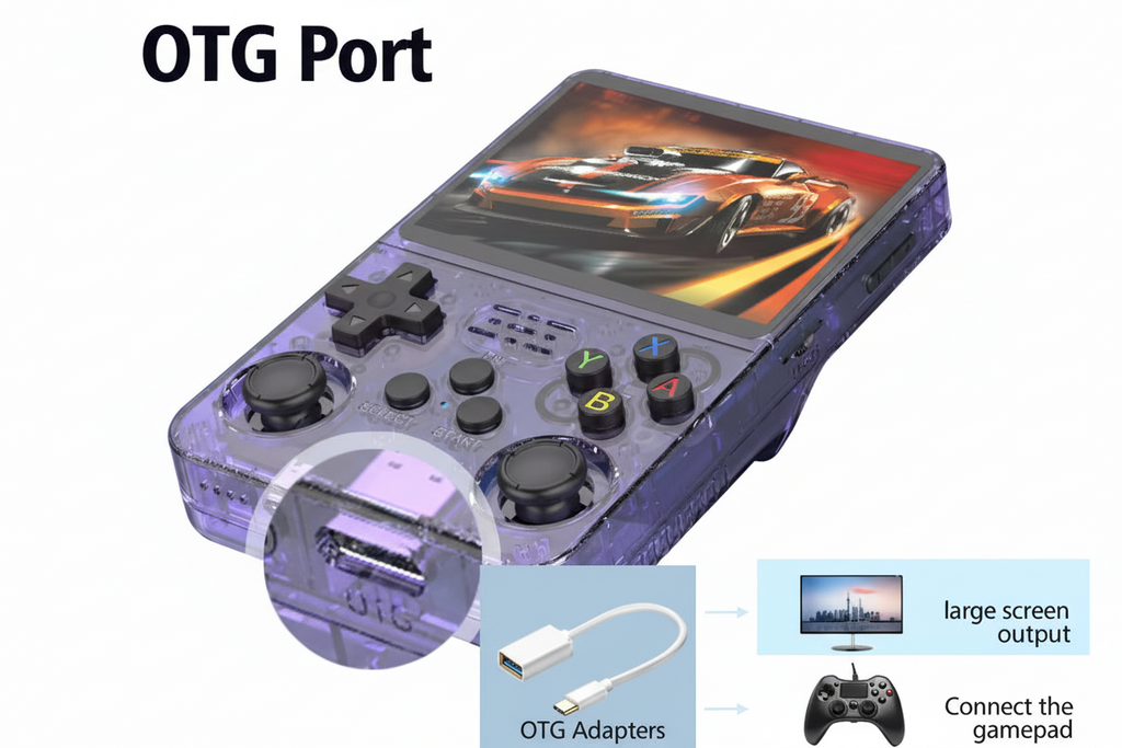 PIXBIT™ 휴대용 게임기 R36S